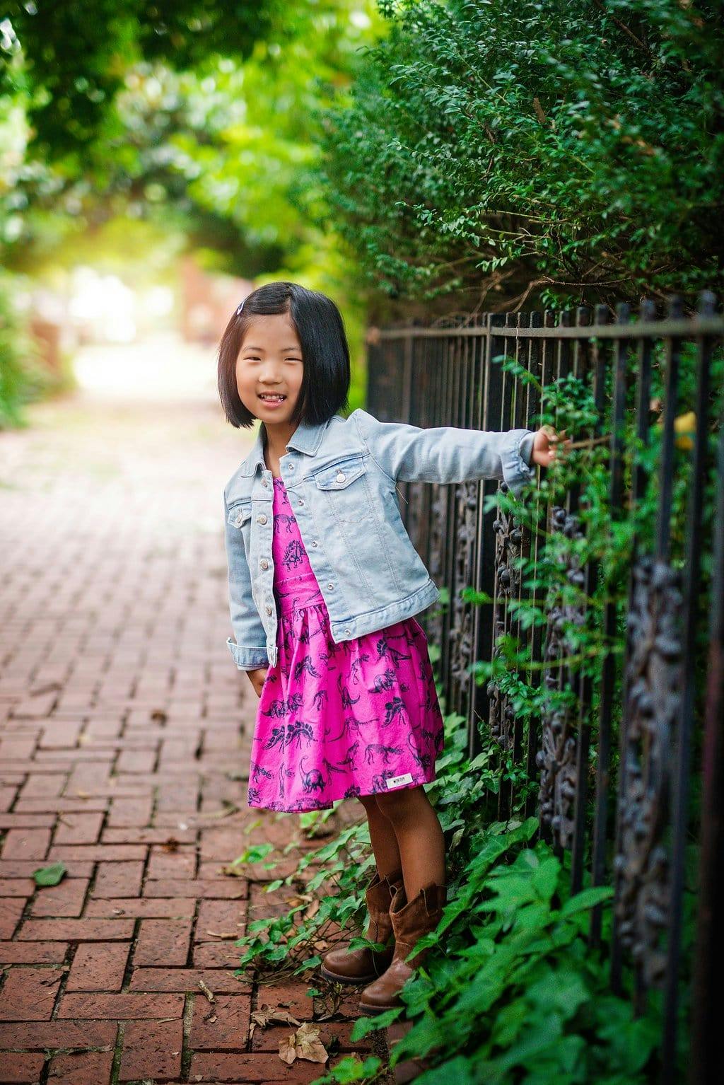 Baby Pinafore Dress in Dino