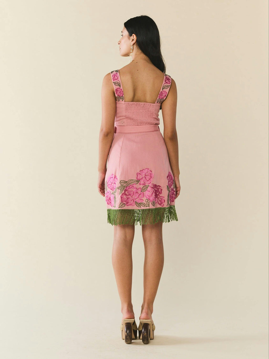 Sarah Bird Mini Dress, Pink Pop Floral