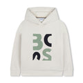 Light Beige Graphic Hoodie