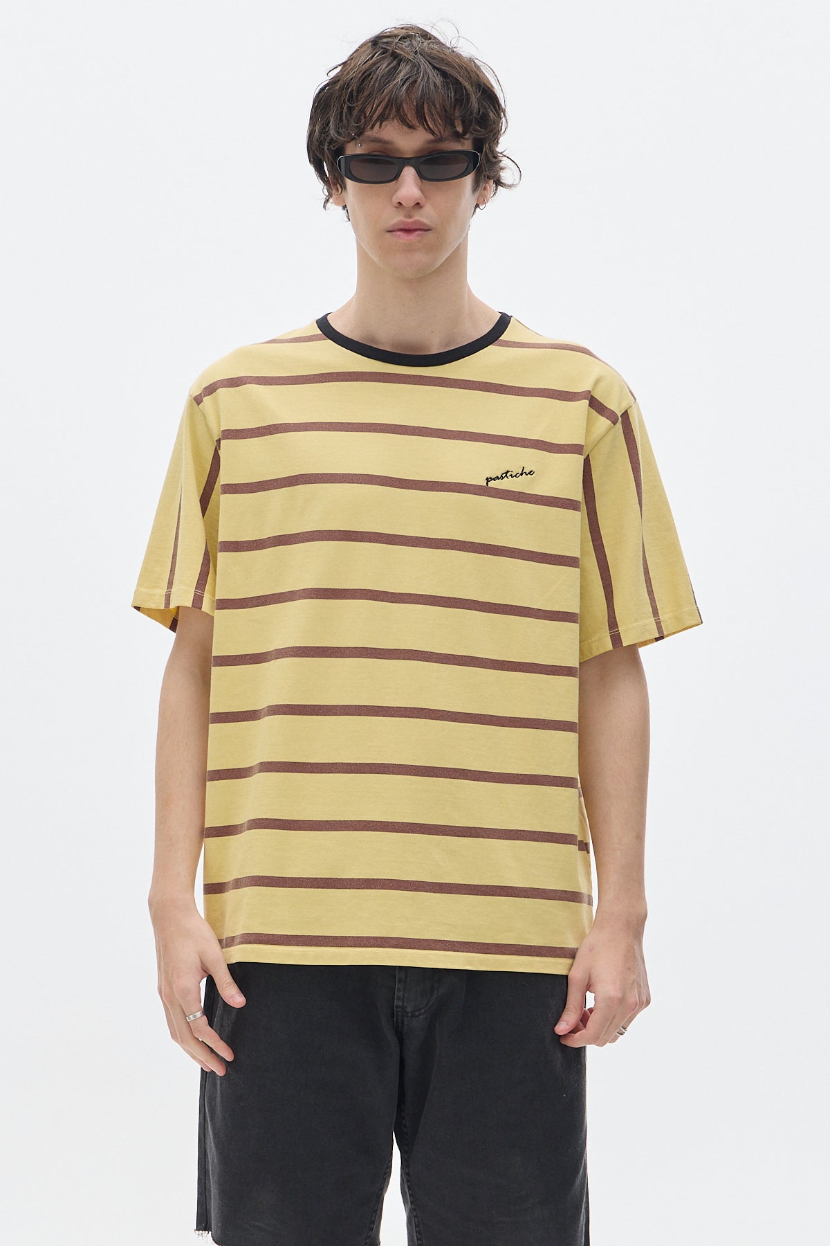 Koi Stripes T-Shirt_Yellow