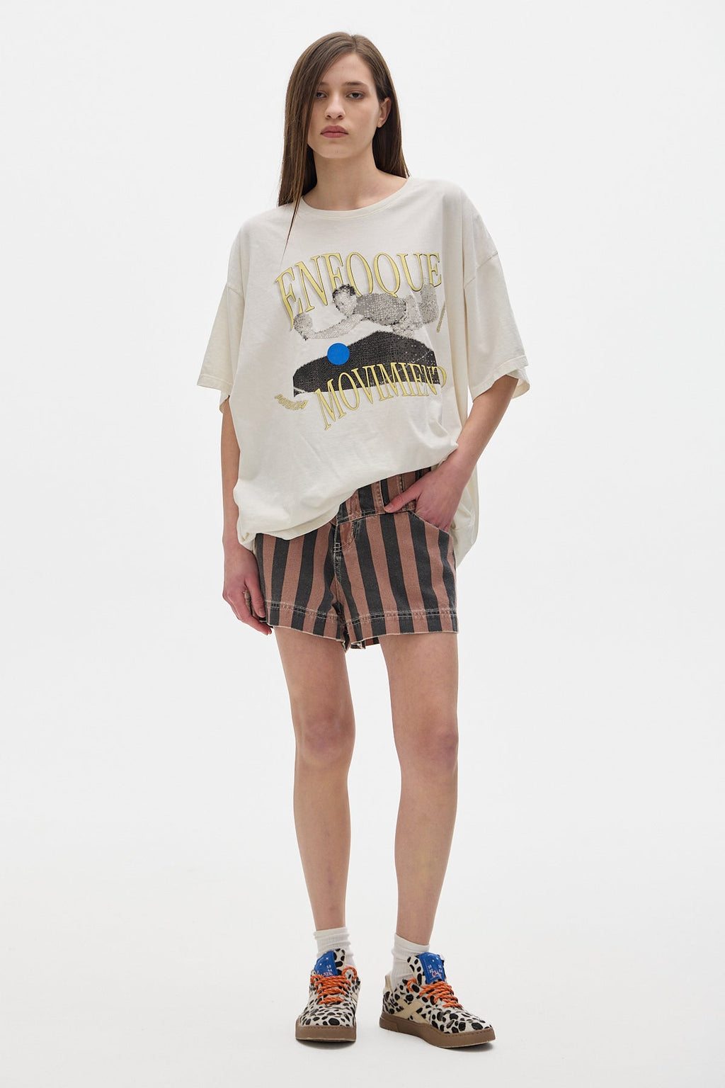 Boxy T-Shirt_Focus Cream