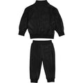 Baby Boys Velour High Collar V-Neck 2-Piece Lounge Set