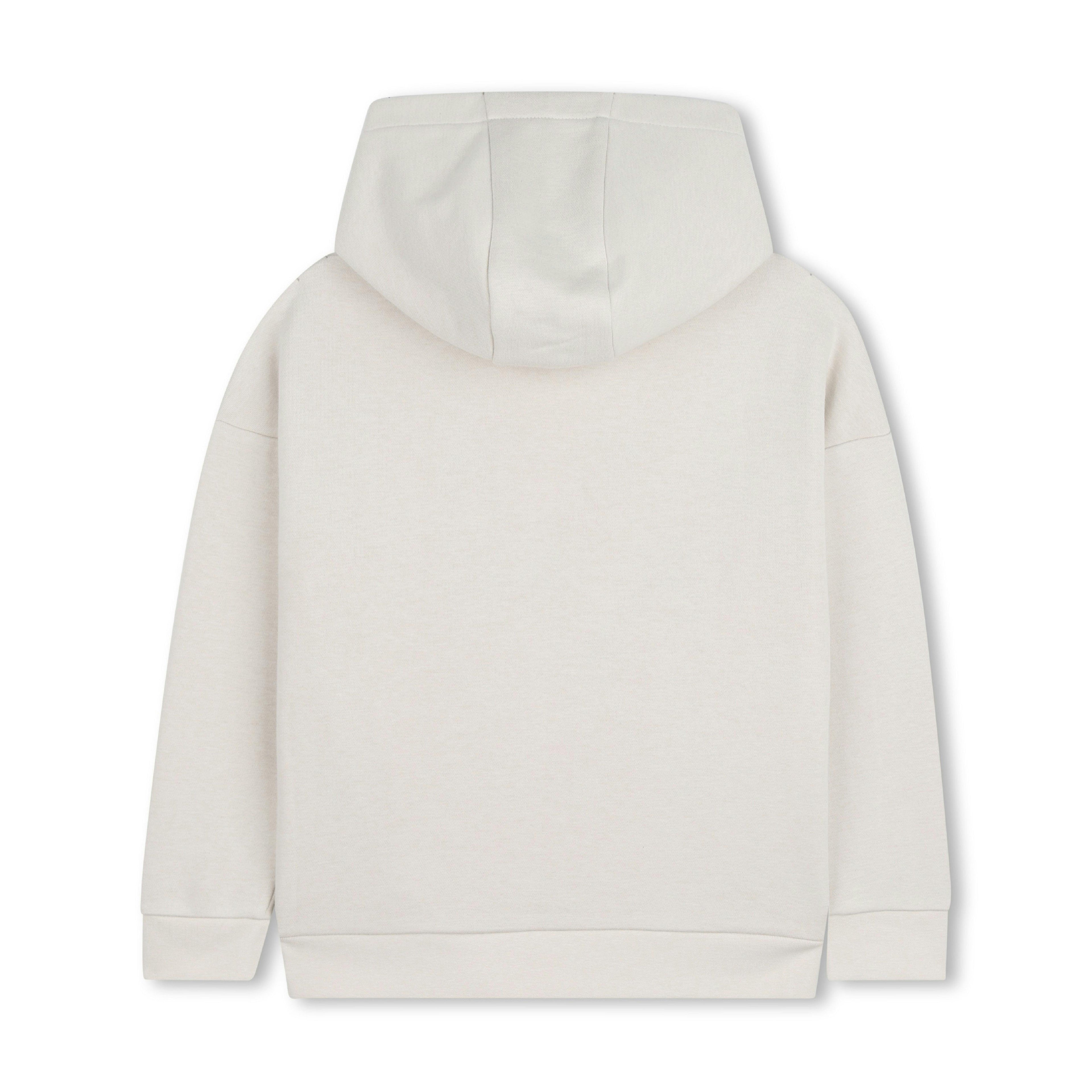 Light Beige Graphic Hoodie