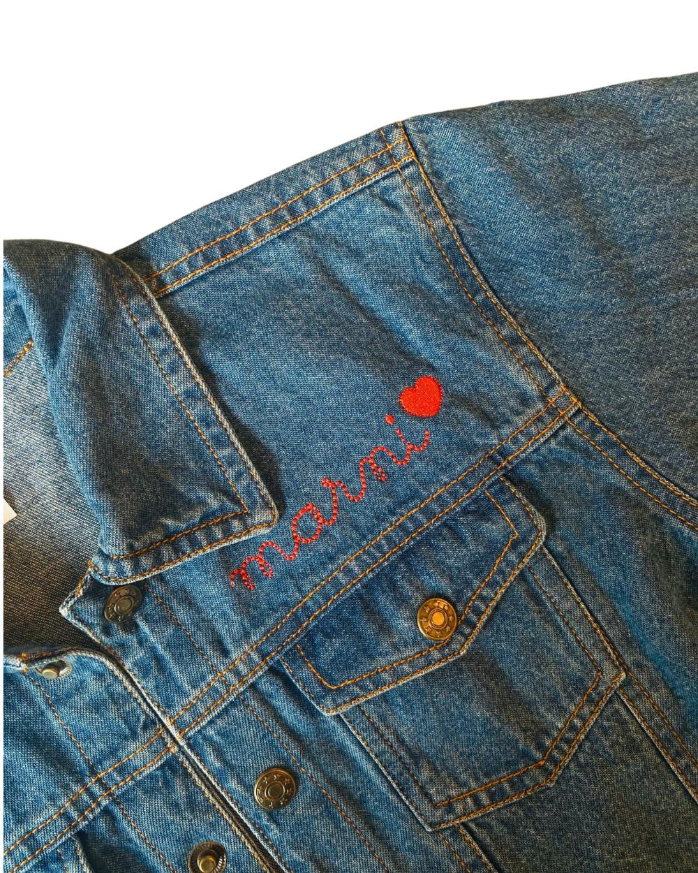 Baby & Kids Front Embroidery Denim Jacket