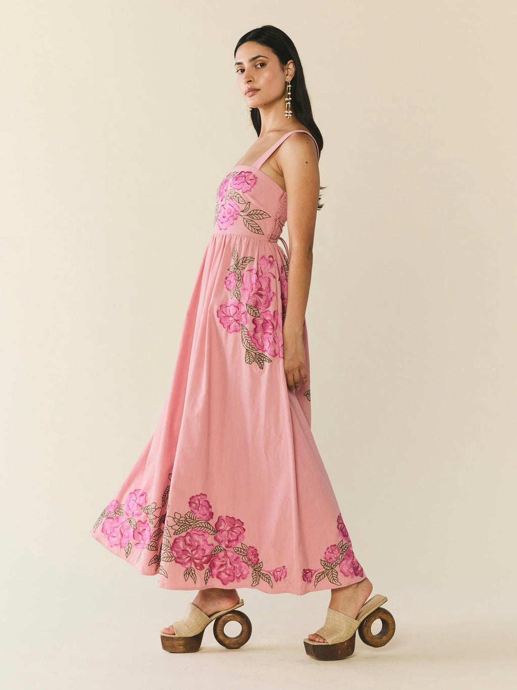 Gavin Dress, Pink Pop Floral