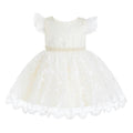 Ivory Anavelle Lace Pearl Dress